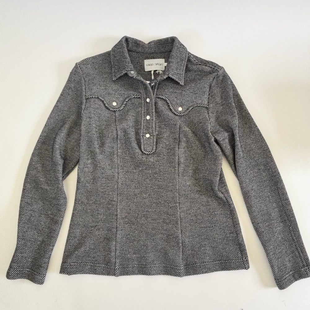 Nikki Chasin nwt western shirt size large